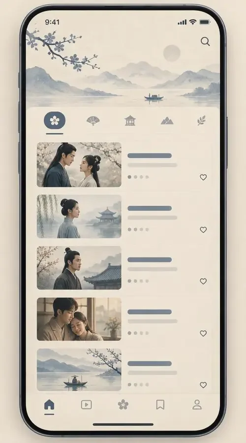 韩剧网tv APP 客户端界面预览